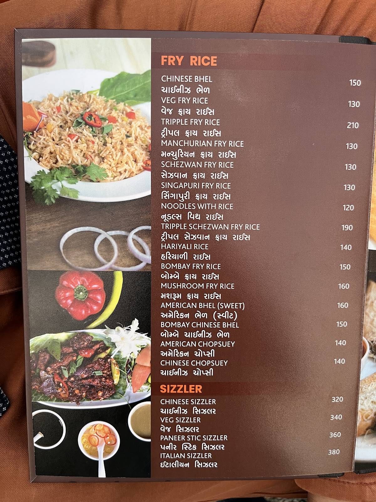 Dosa House Rajkot menu