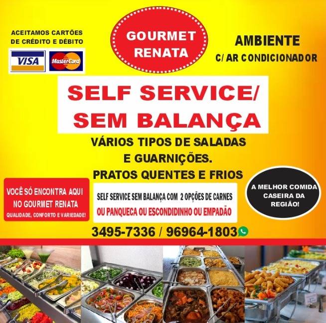 GOURMET RENATA cardápio