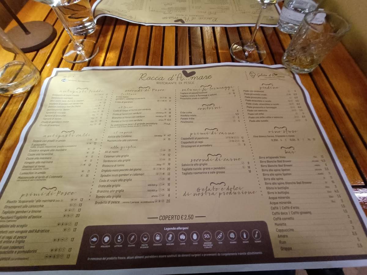 Menu di Rocca D'A...Mare 