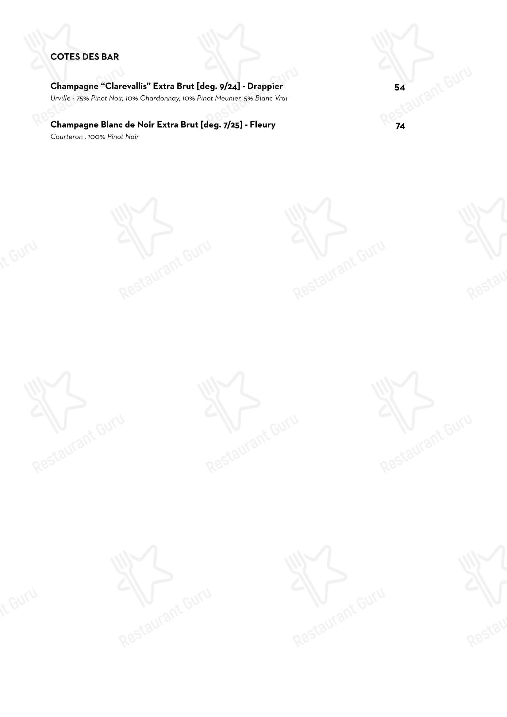 Menu per Luce Ristorante in Perugia