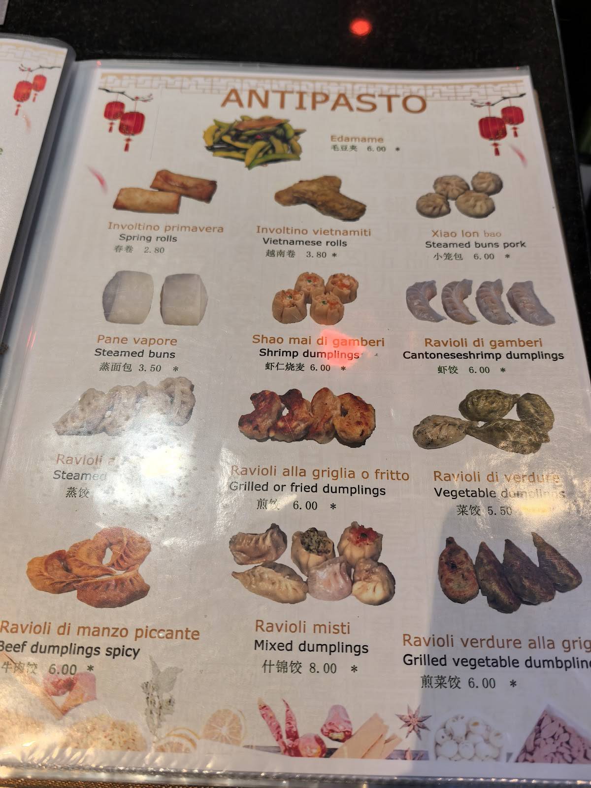 Menu di Ristorante Rondina 8 