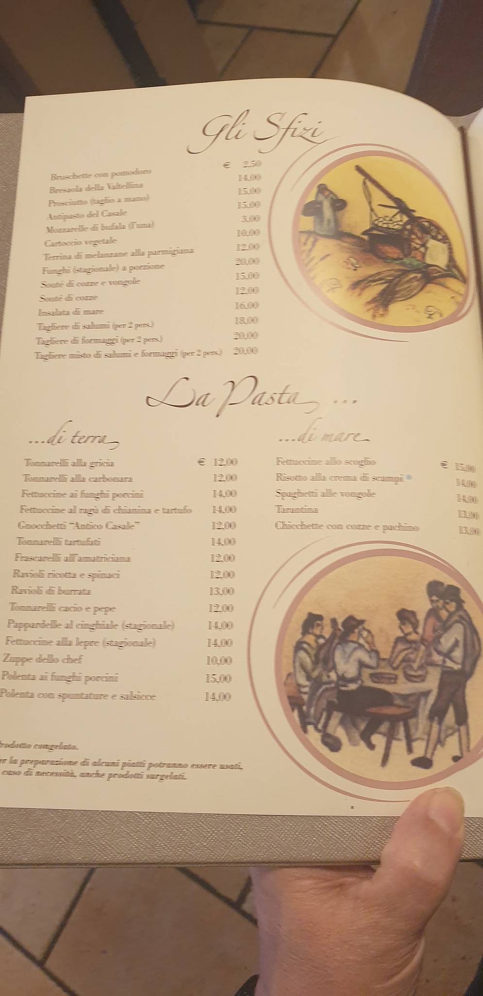 Menu di Ristorante Saxò 