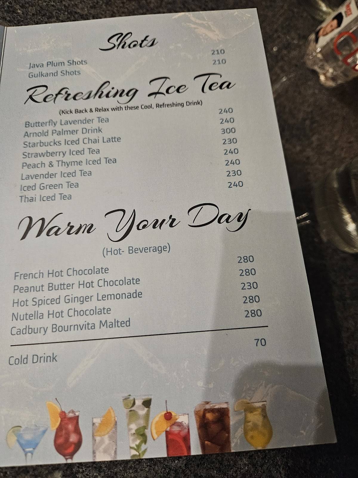 The Pattern – Restaurant in Vasna Bhayli menu