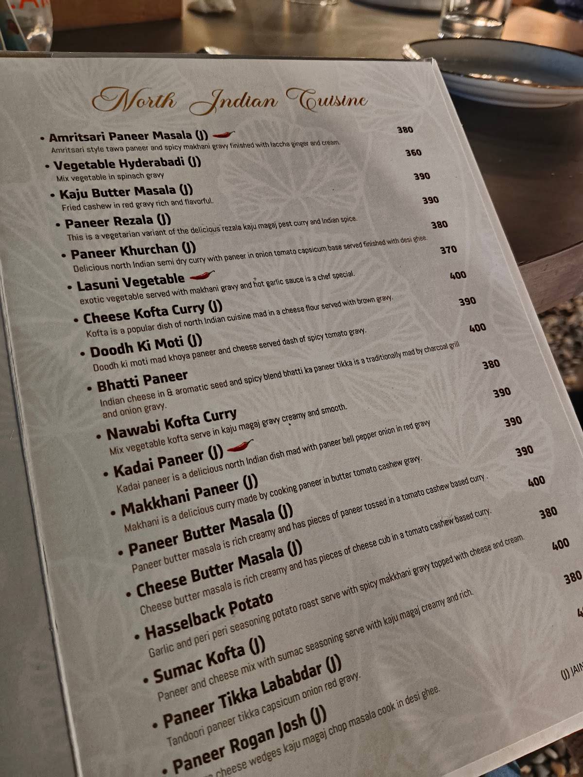 The Pattern – Restaurant in Vasna Bhayli menu