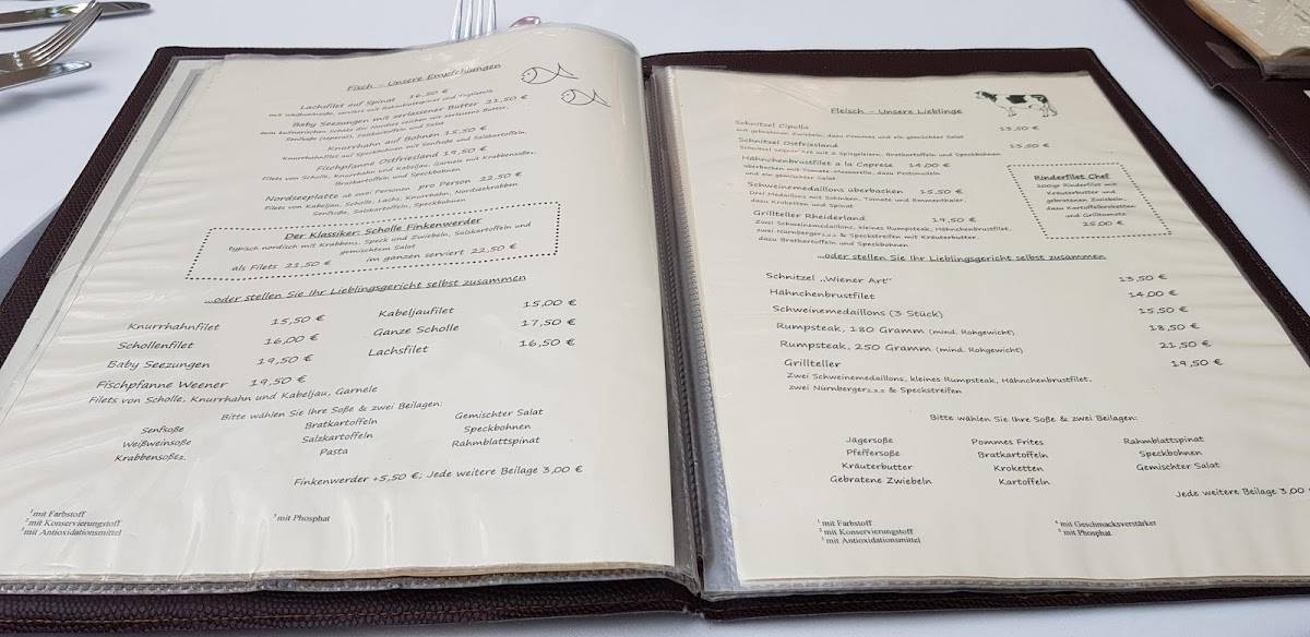 Menu de Am Rathaus