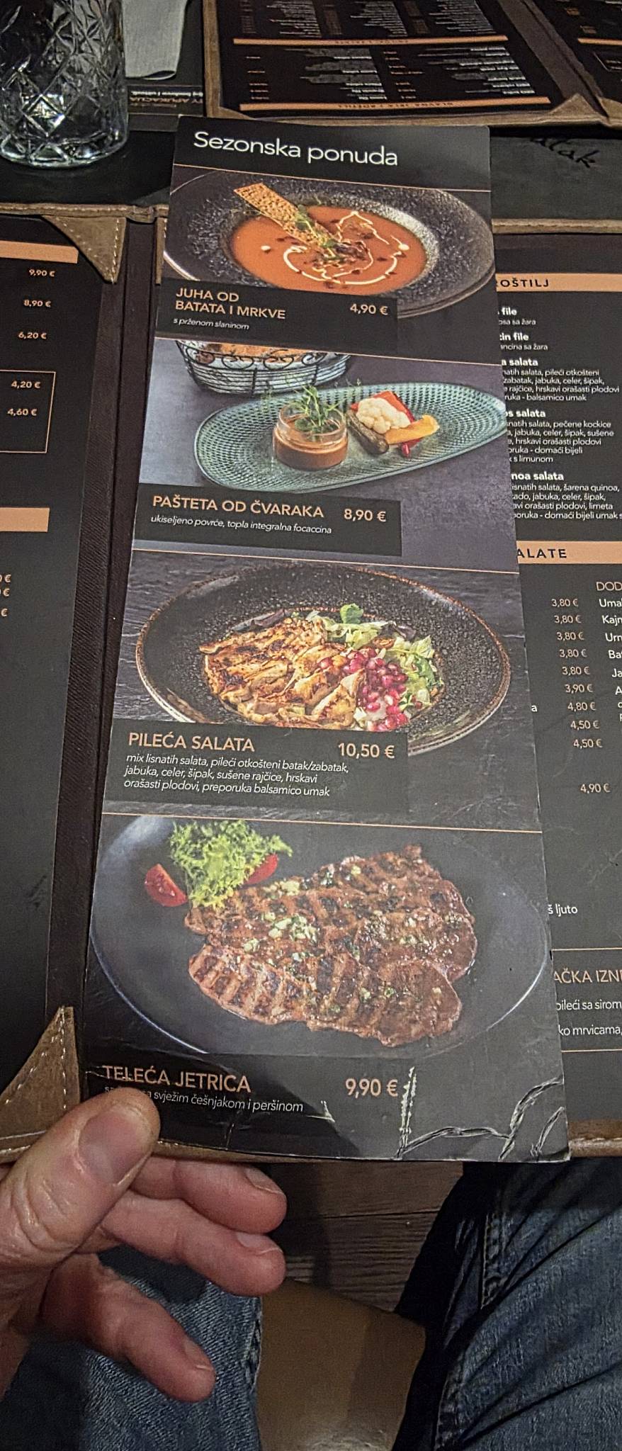 Menu de Batak Rijeka