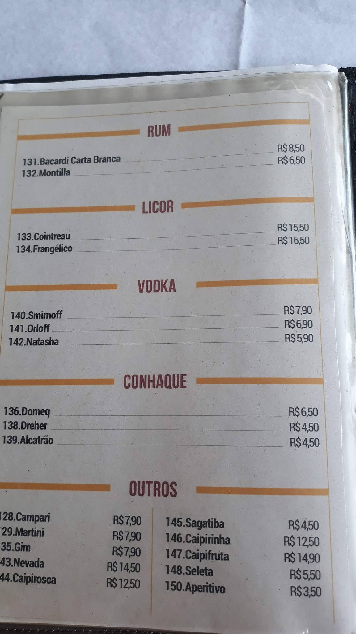 Carne de Sol do Ramiro cardápio