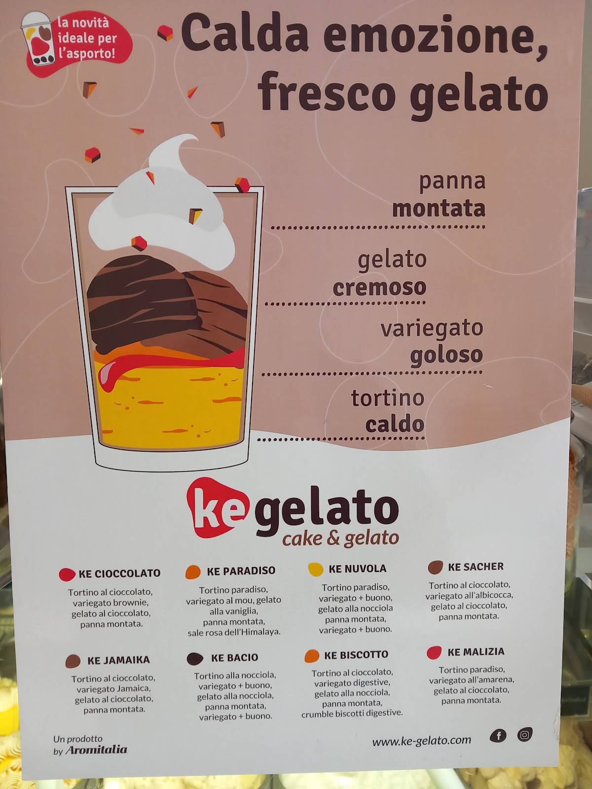 Menu di Trisolini Dolci Note 