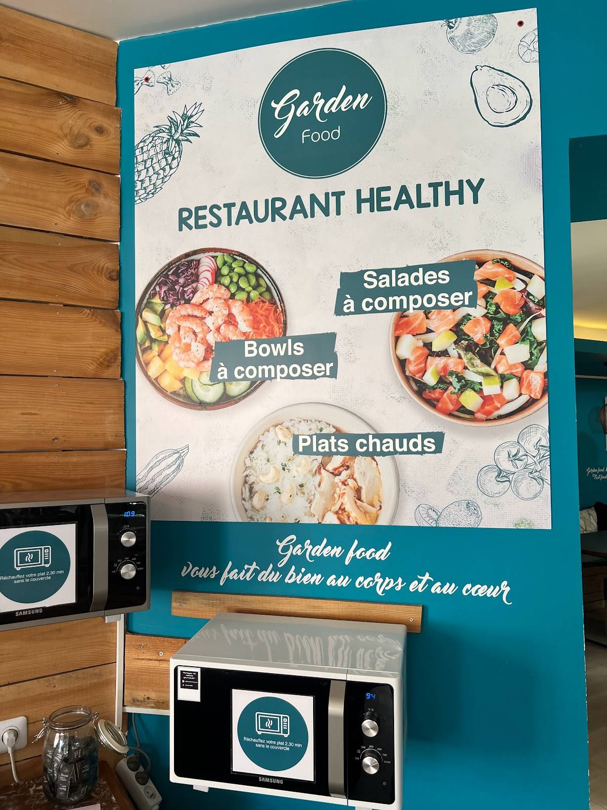 Menu de GARDEN FOOD ROUBAIX