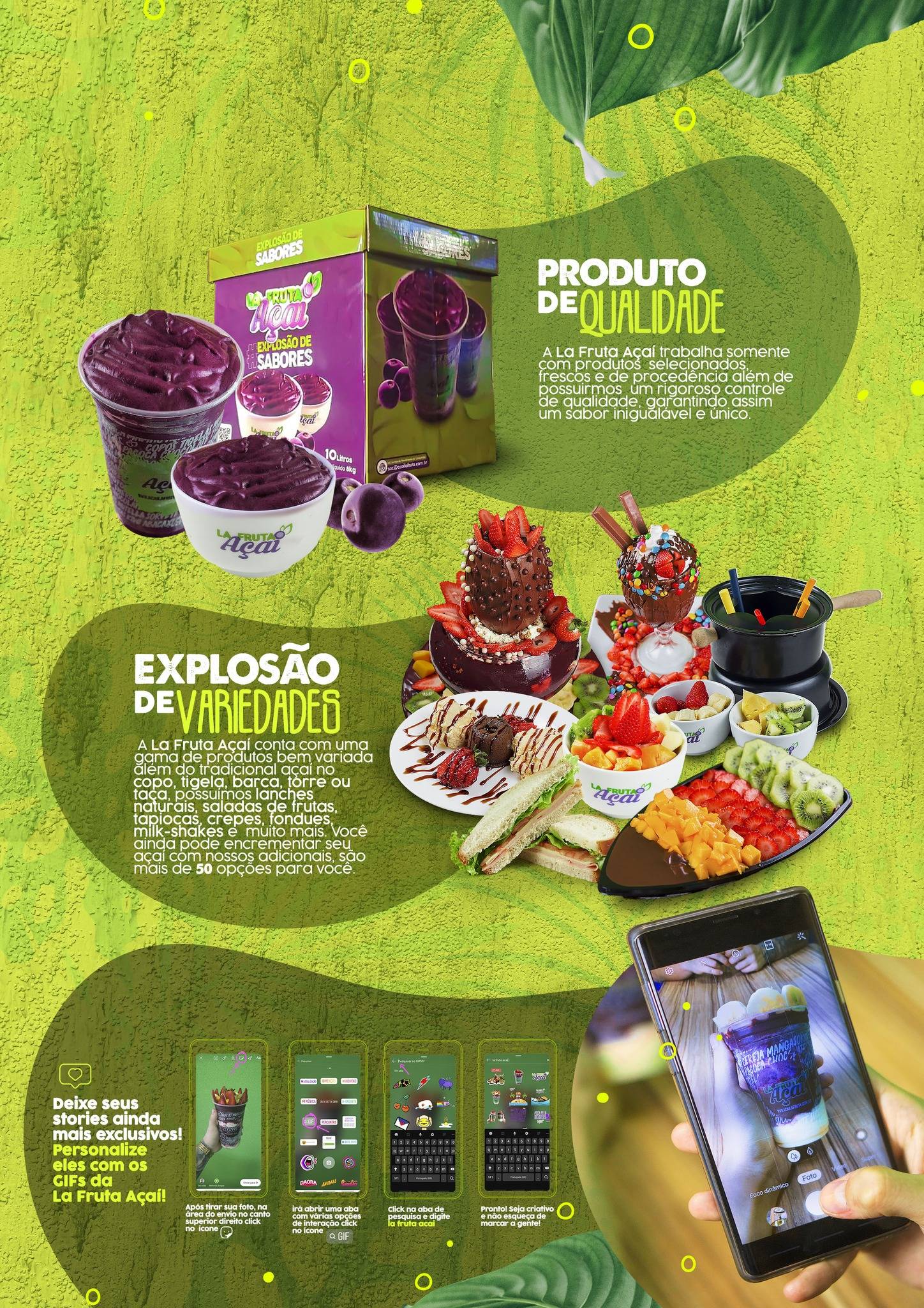 La Fruta Açaí Rio Verde cardápio