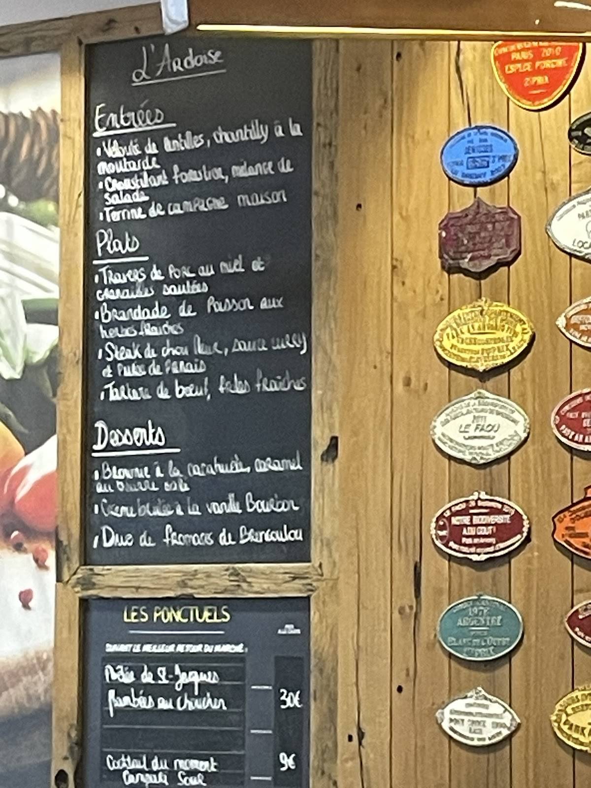 Menu de Le Ruffé