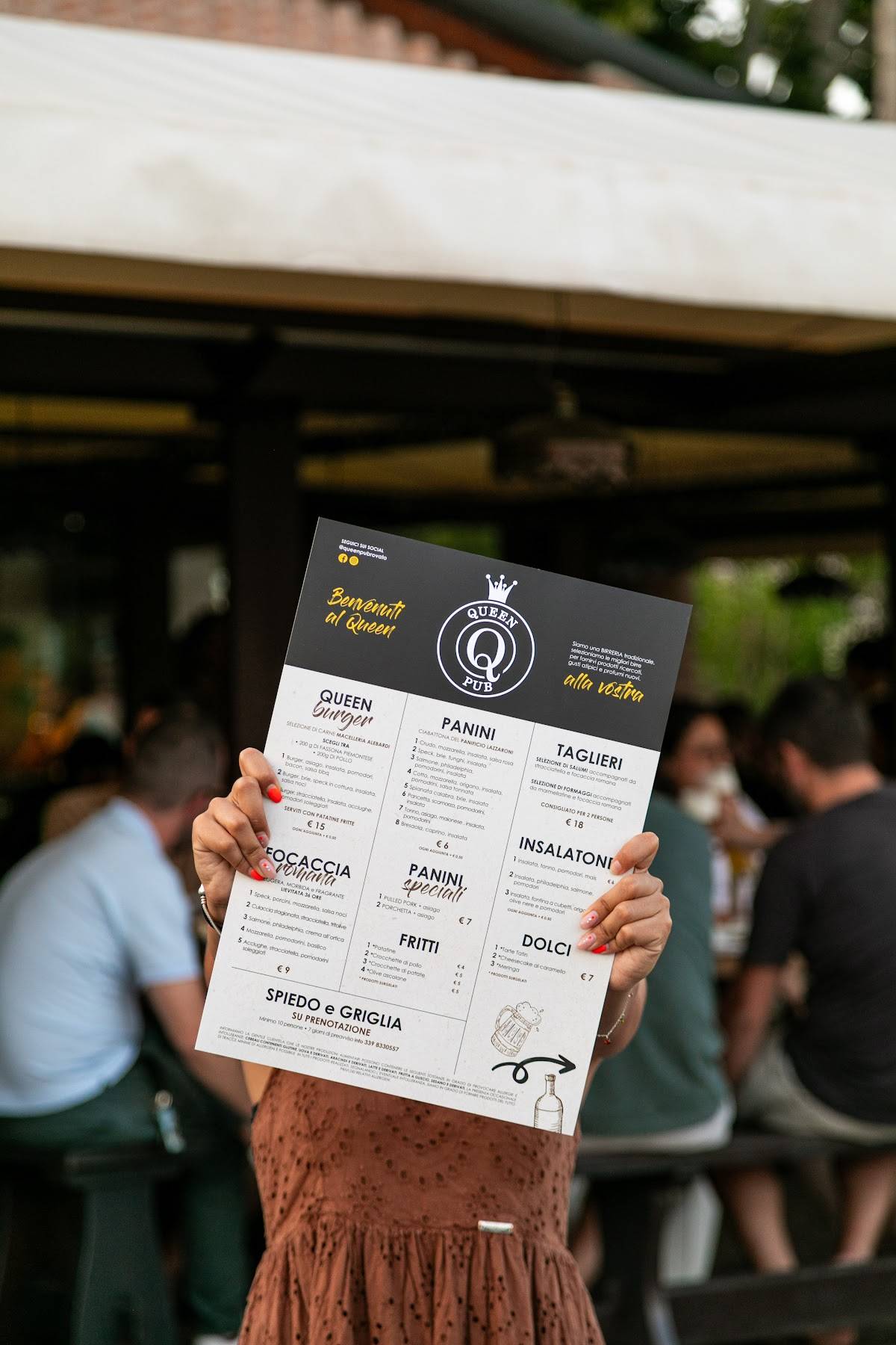 Menu di Queen Pub Rovato 