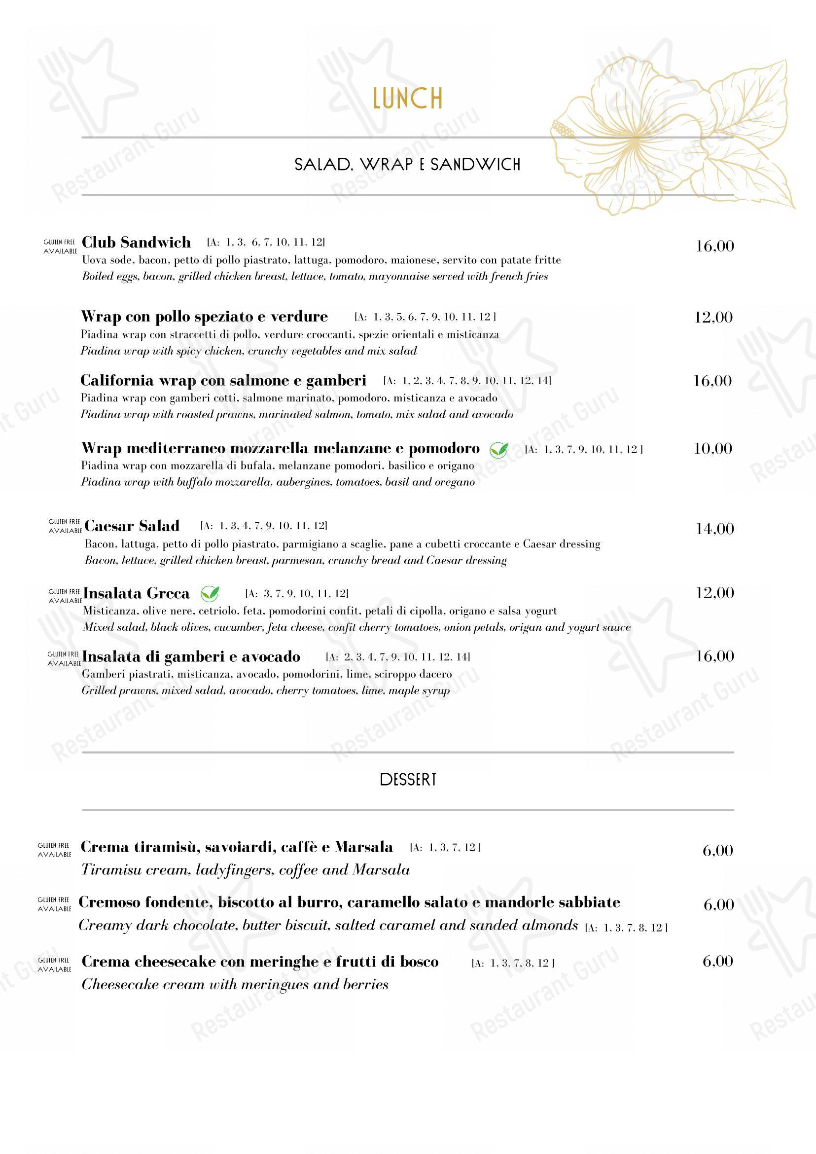 Menu bar per Rabbit Rabbit Bistrot pub & bar