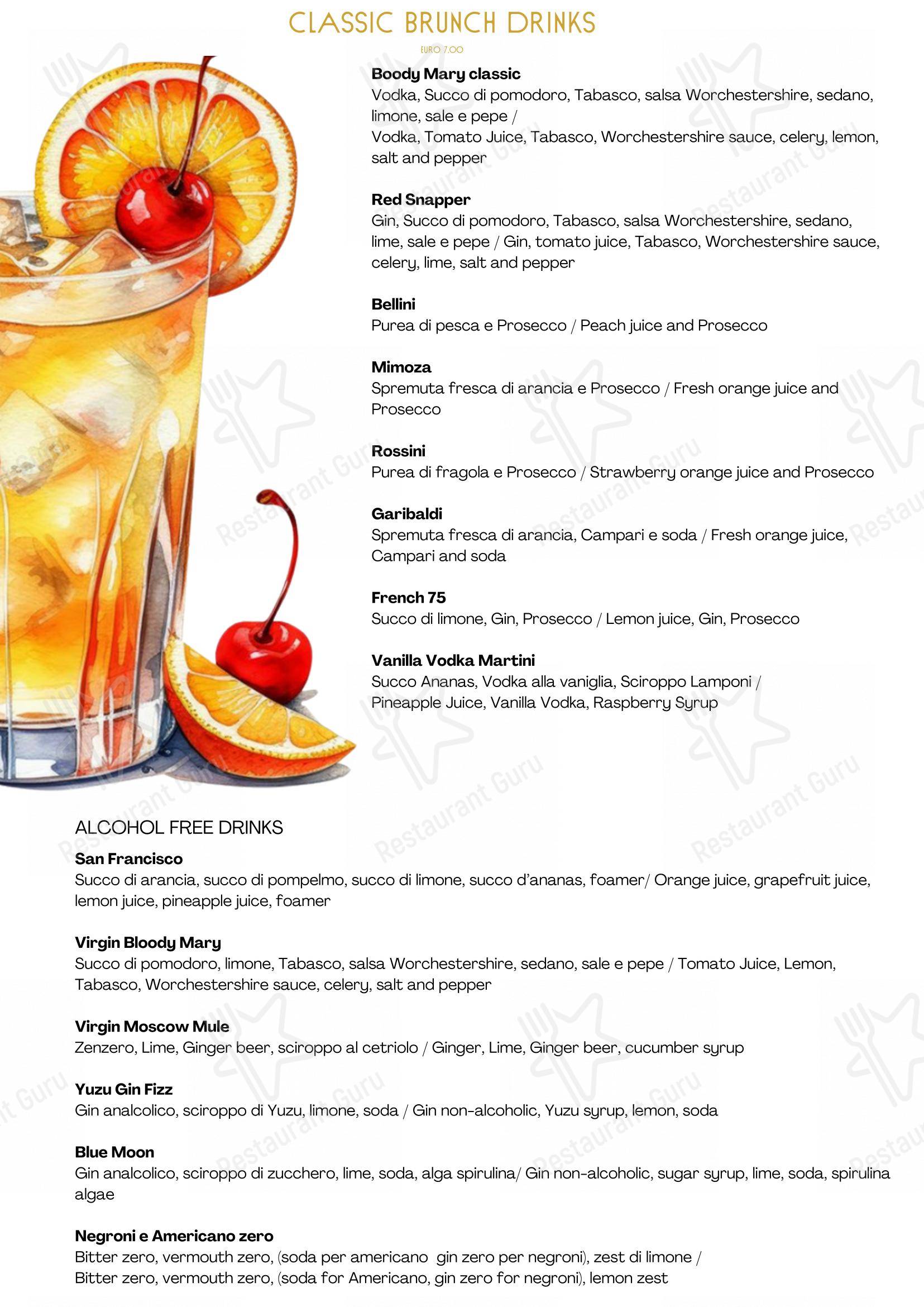 Коктейльная карта per Rabbit Rabbit Bistrot in Arezzo