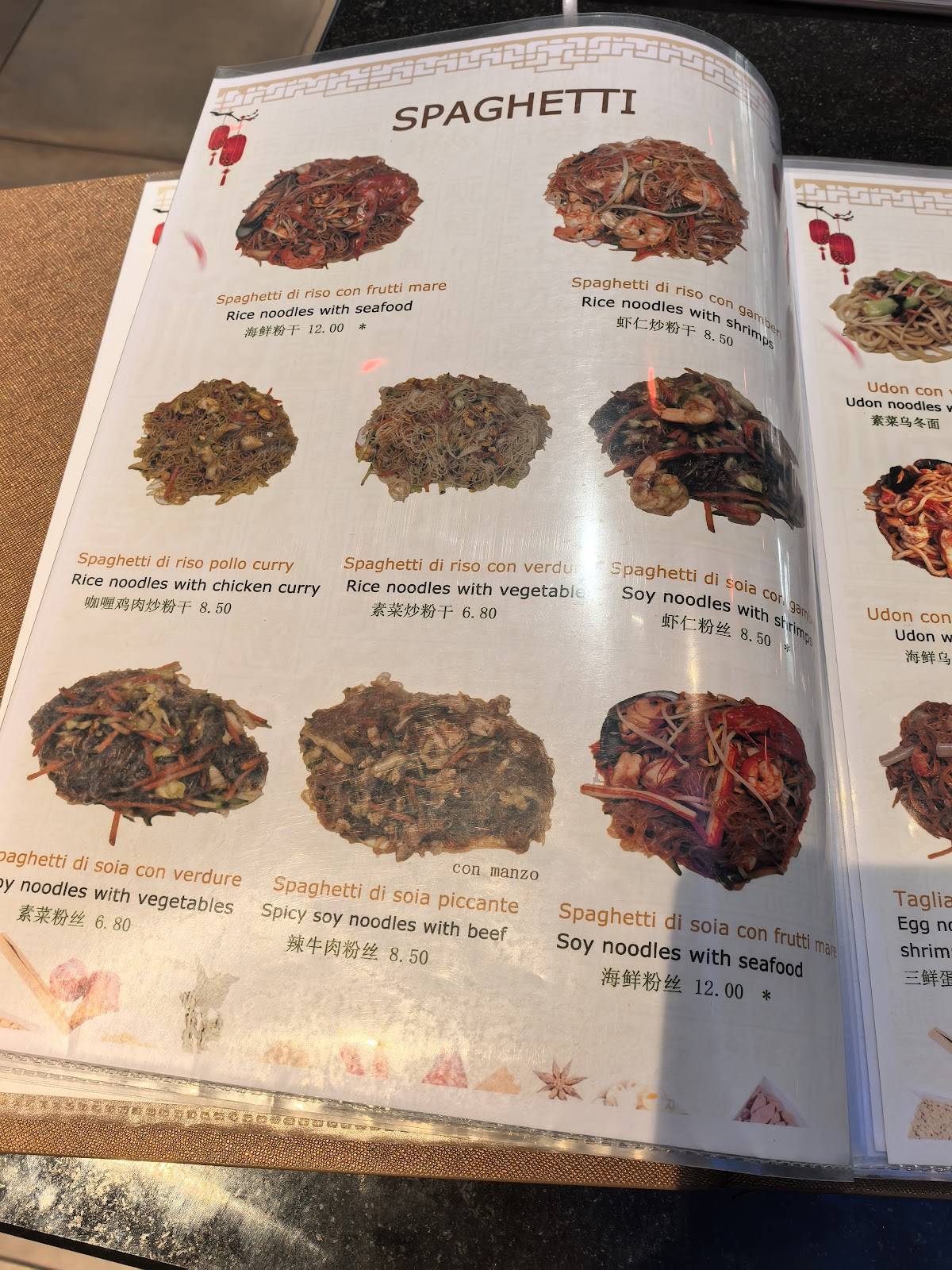 Menu di Ristorante Rondina 8 