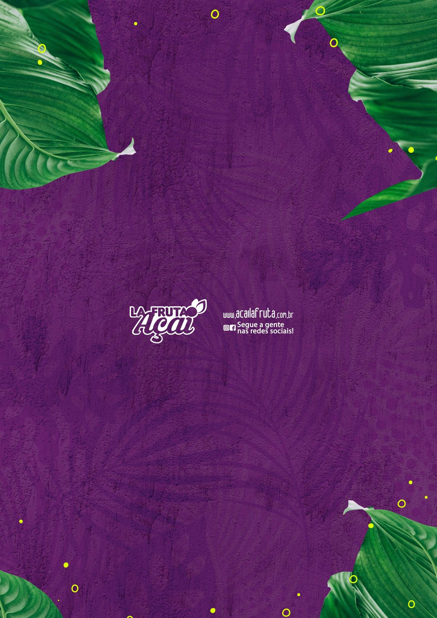 La Fruta Açaí Rio Verde cardápio