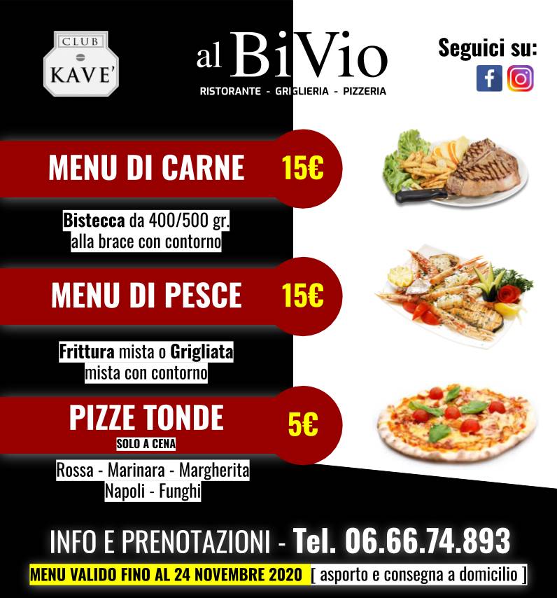 Menu di Ristorante Al Bivio 