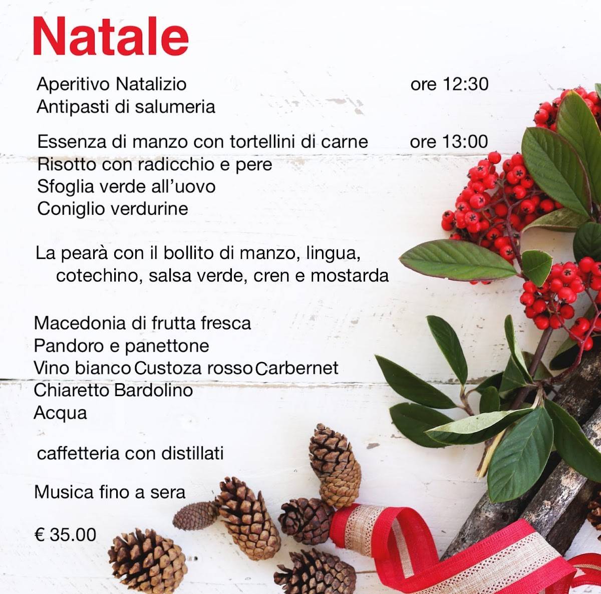 Menu di Ristorante - Pizzeria - Dancing Rivoli 