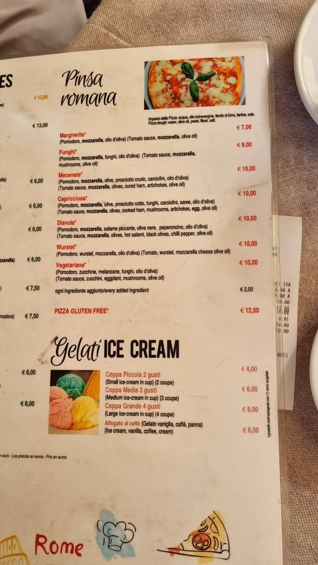 Menu di Pepe Cafè 
