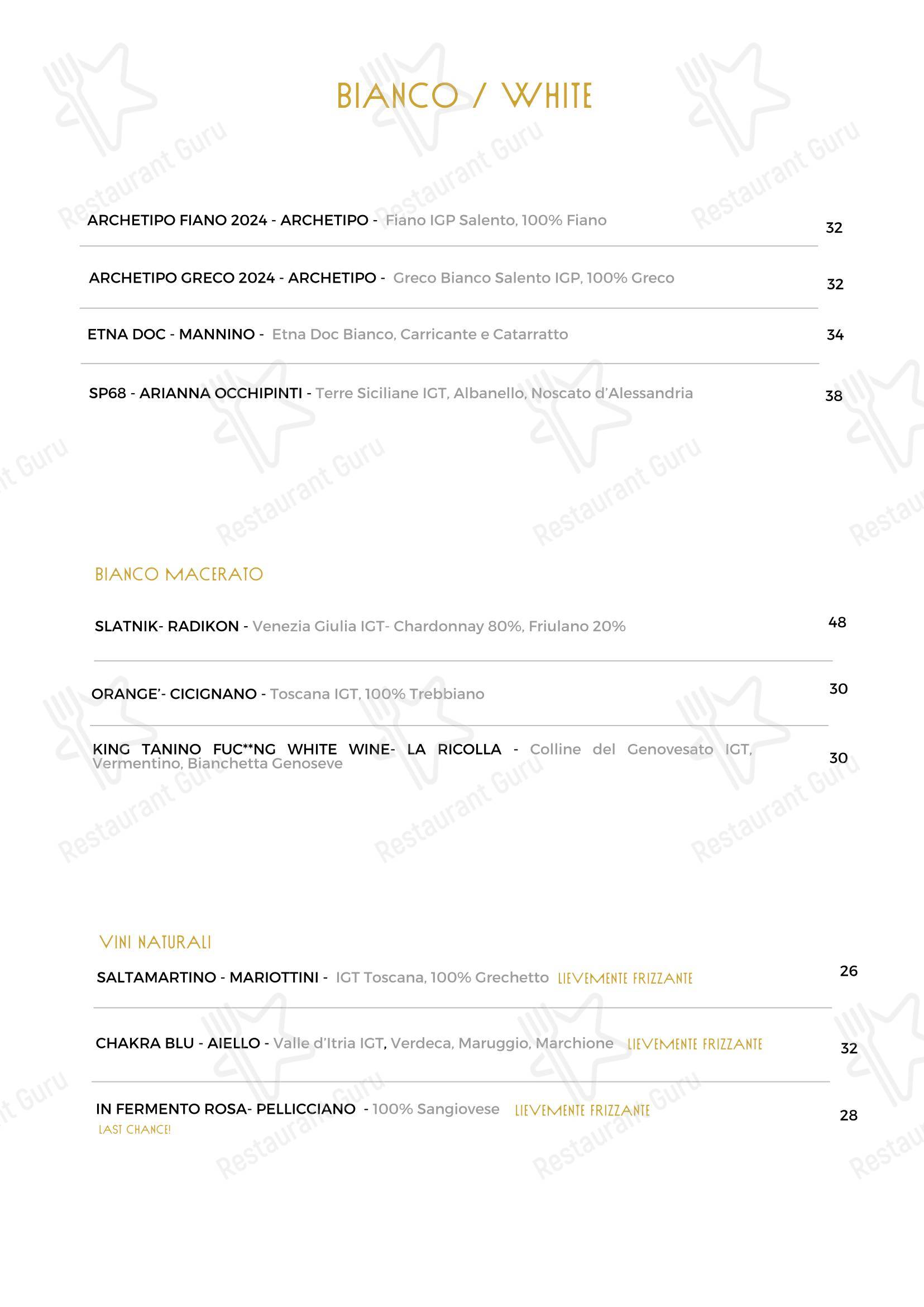 Коктейльная карта per Rabbit Rabbit Bistrot in Arezzo