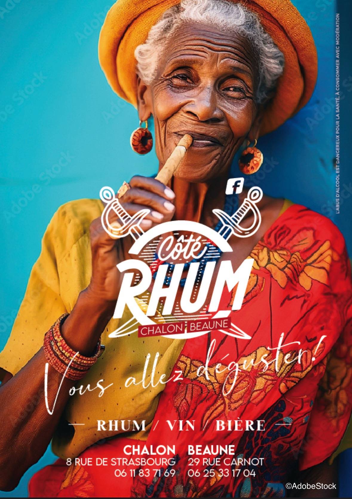 Menu de Bar - Côté Rhum - Chalon