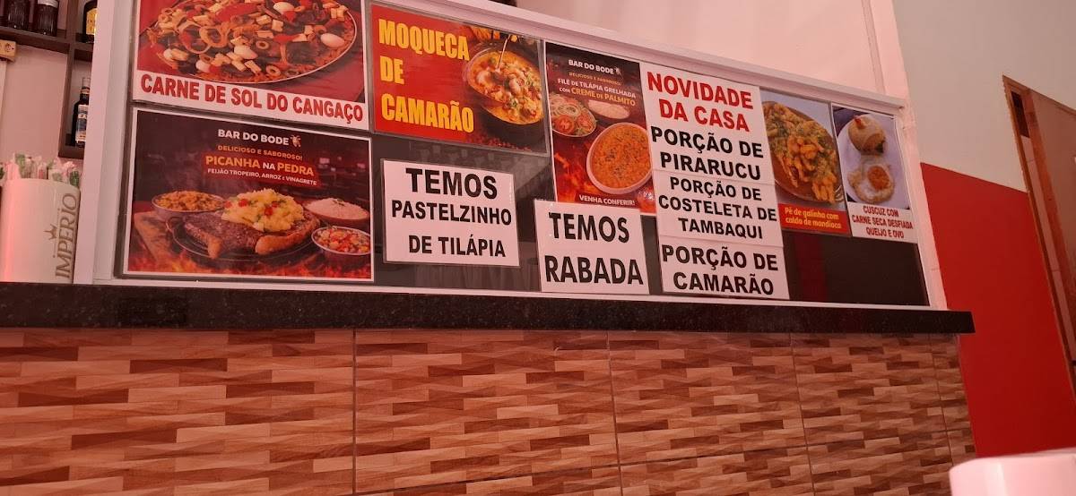 Bar do Bode cardápio