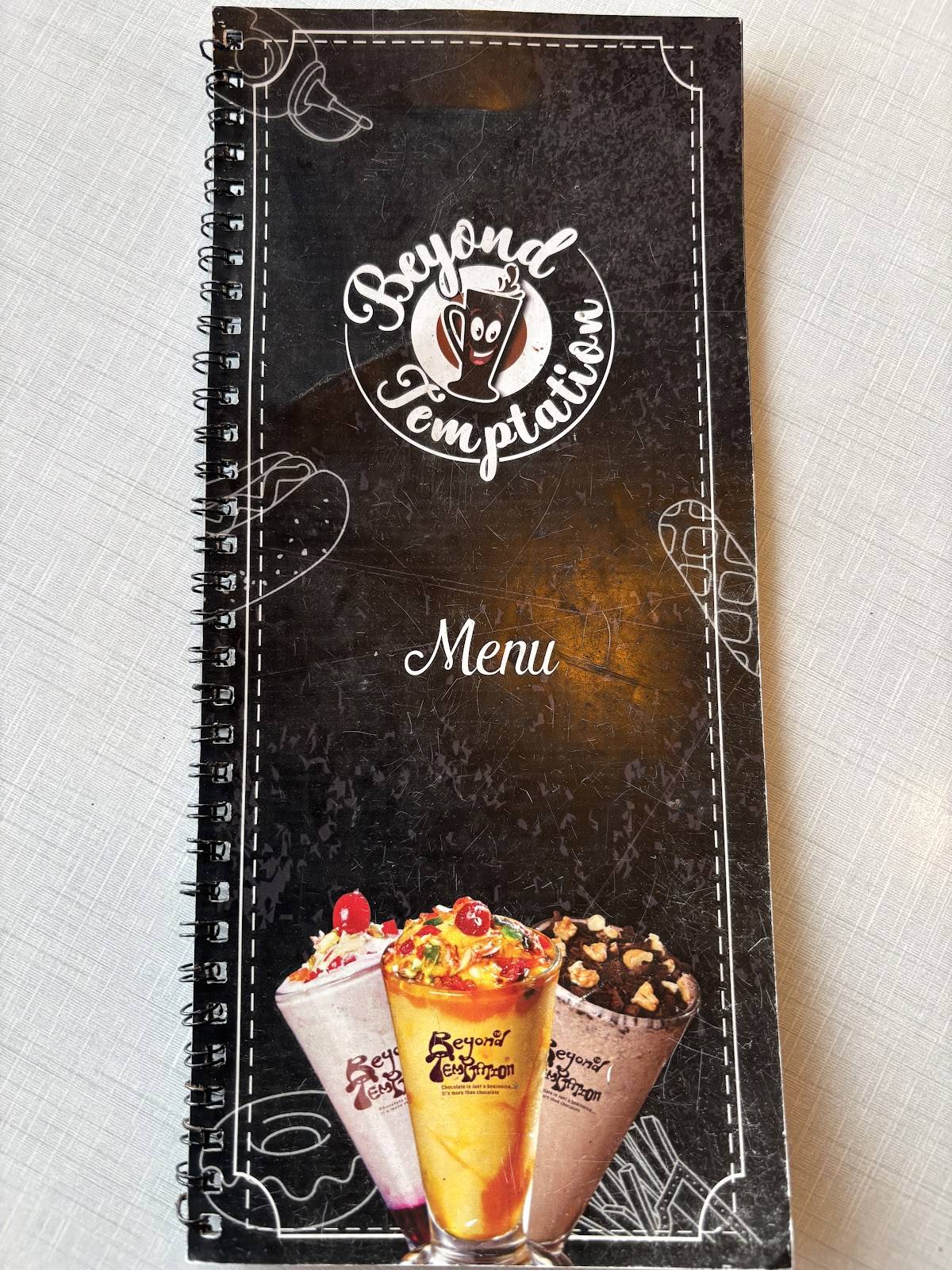 Beyond Temptation menu