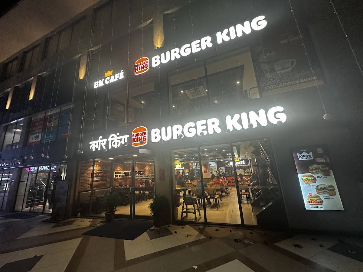 Burger King menu