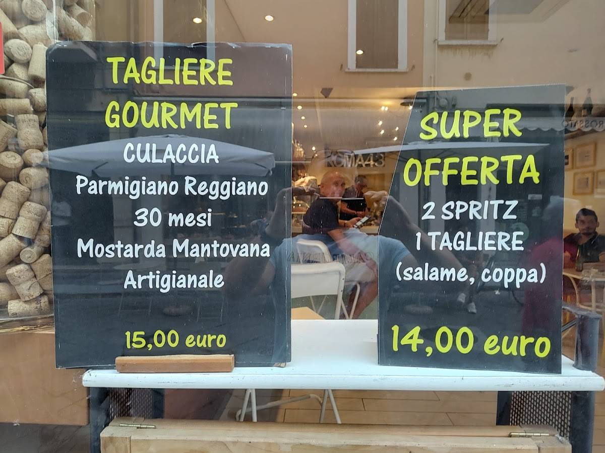 Menu di Café Roma 43 