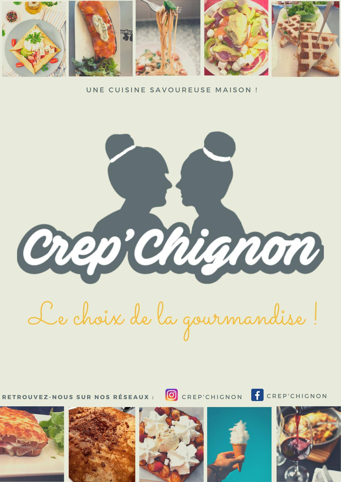 Menu de Crep'Chignon