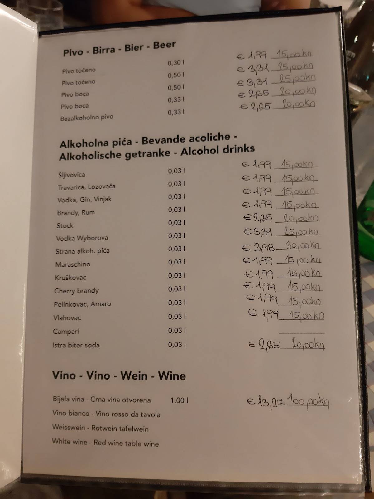 Menu di Riva 