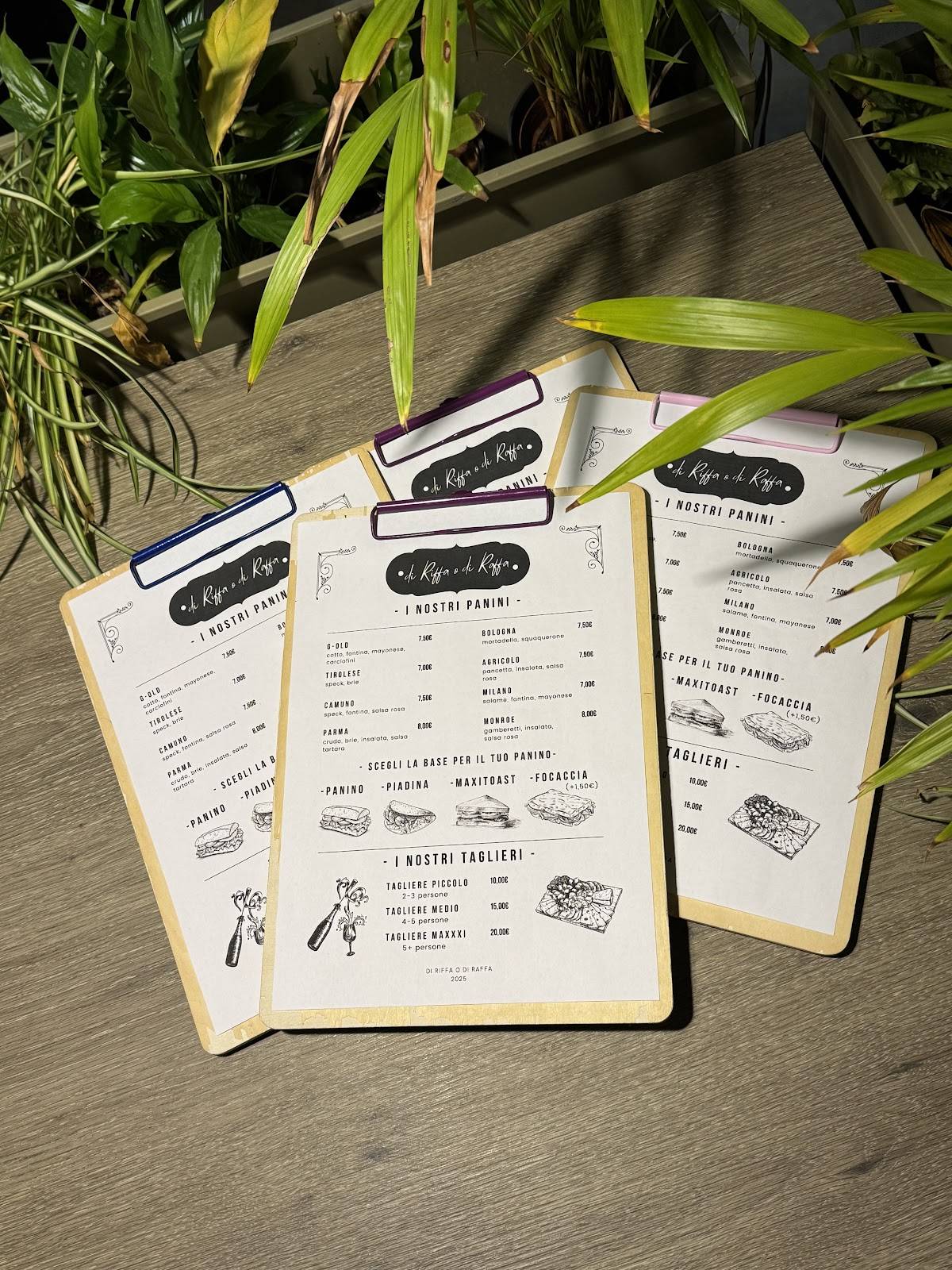 Menu di Di Riffa o di Raffa 