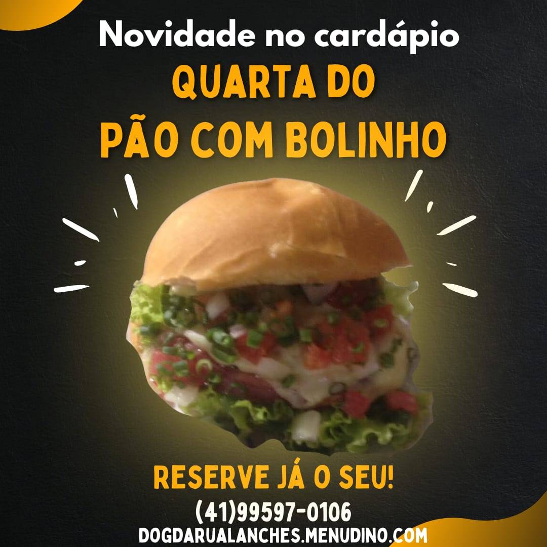 Dog da Rua Lanches cardápio