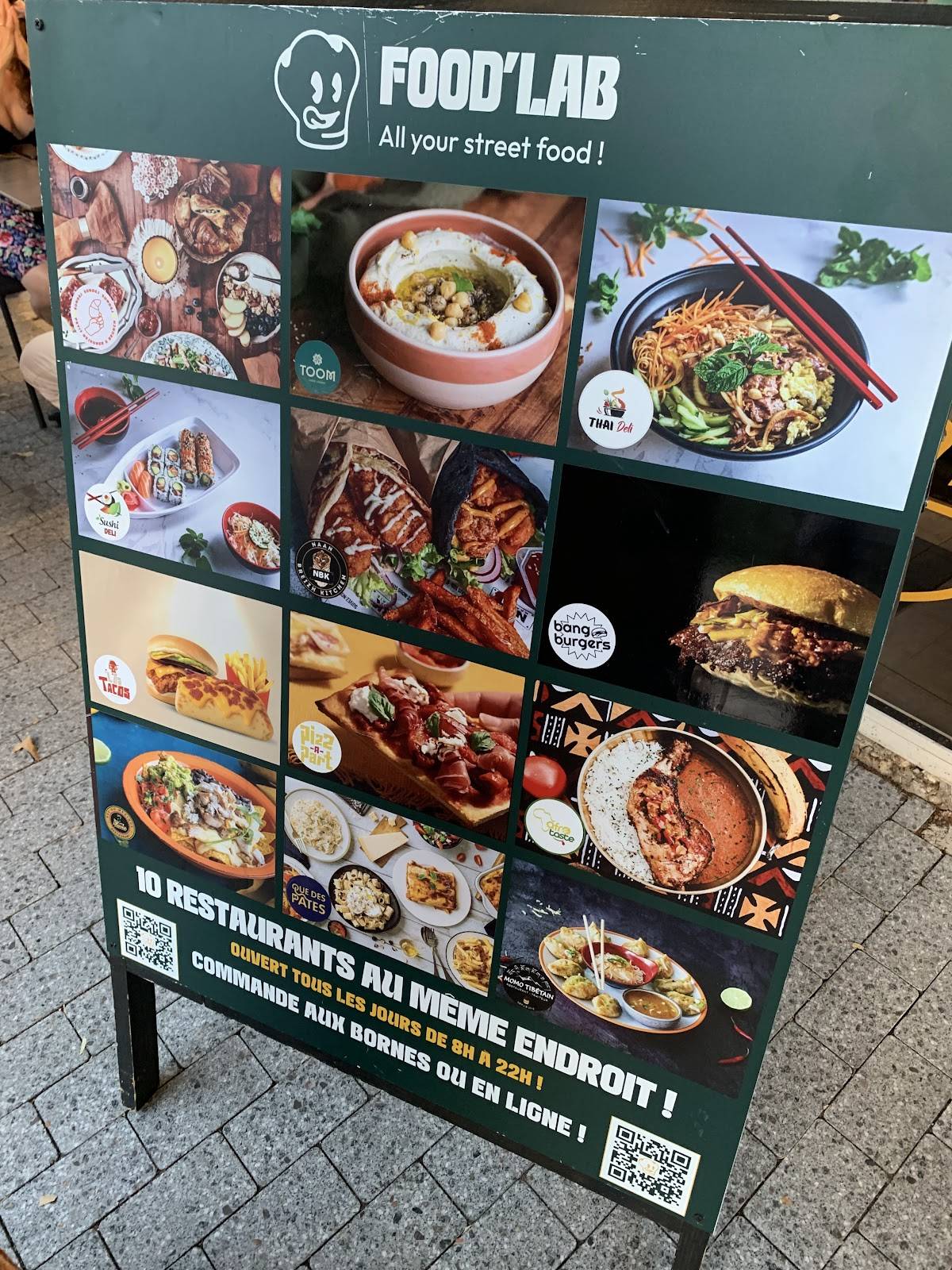 Menu de Food'Lab Nancy