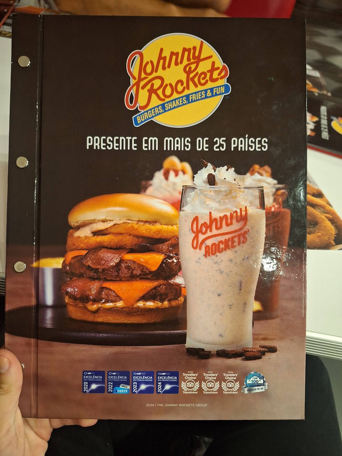 Johnny Rocket’s cardápio