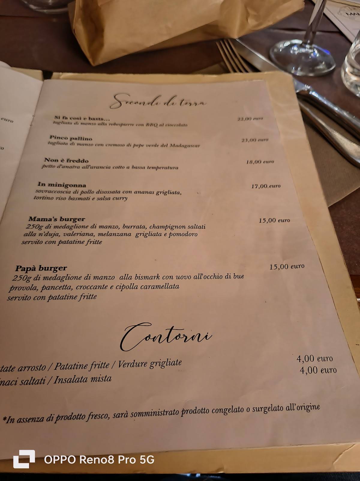 Menu di MAMA'S 
