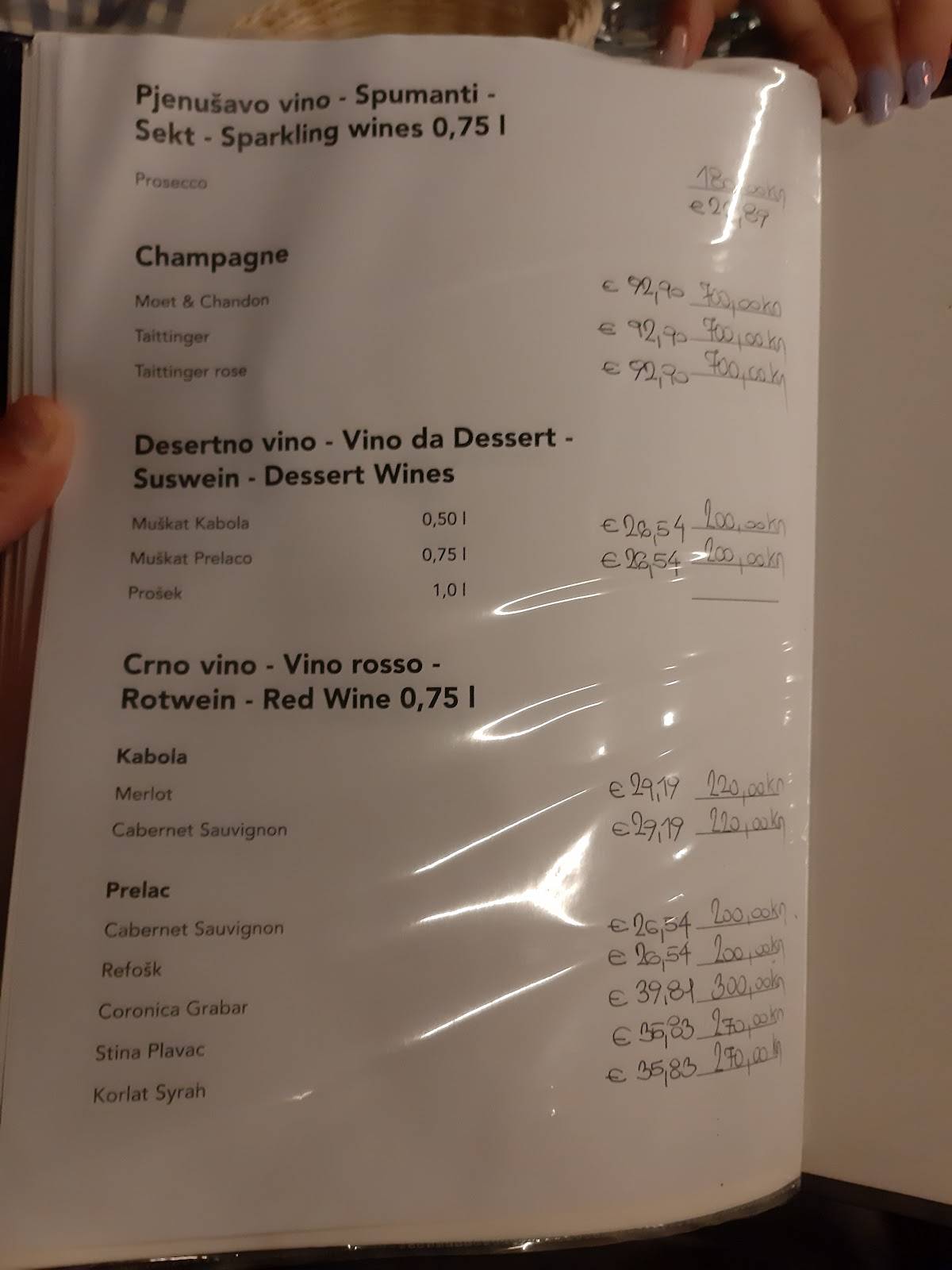 Menu di Riva 