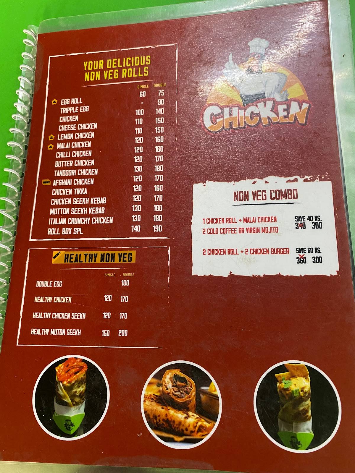 Roll box Rohtak menu