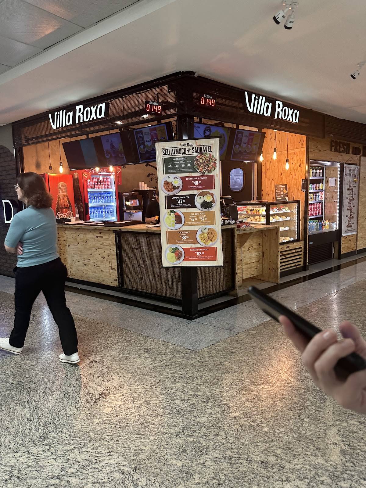 Villa Roxa cardápio