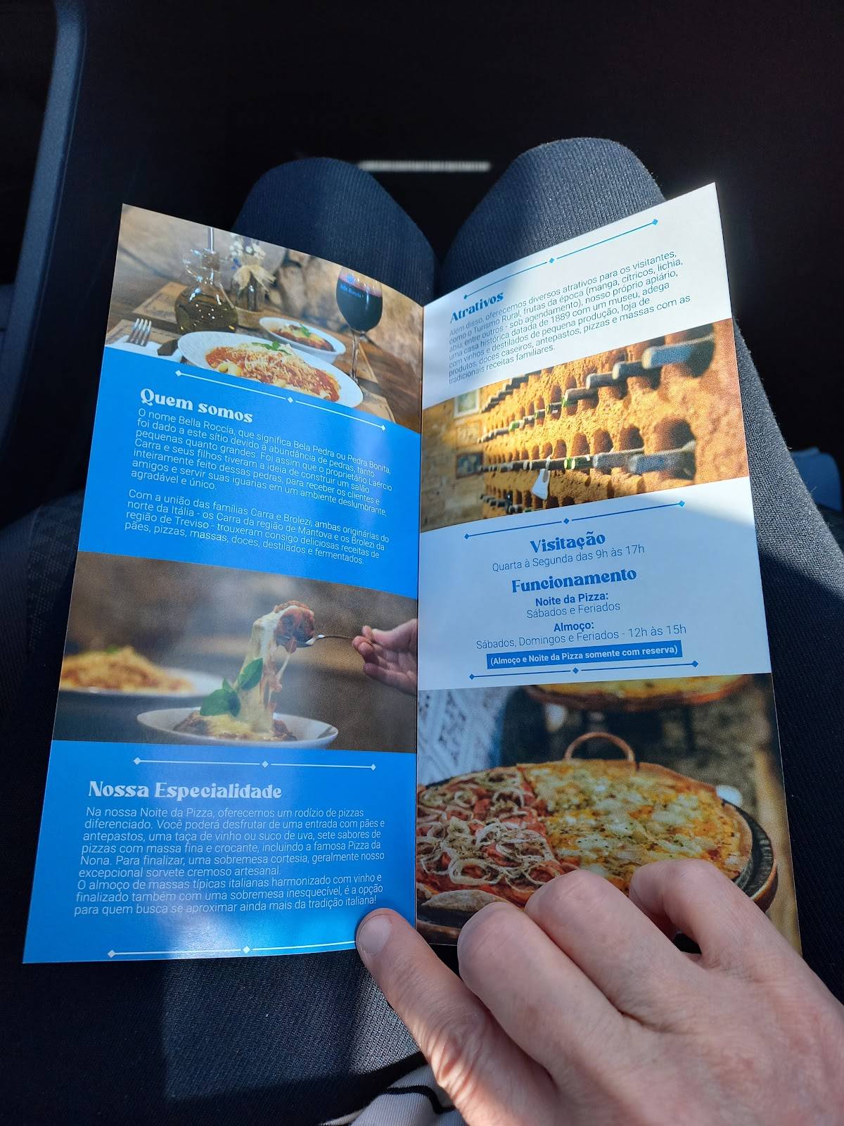 Bella Roccia cardápio