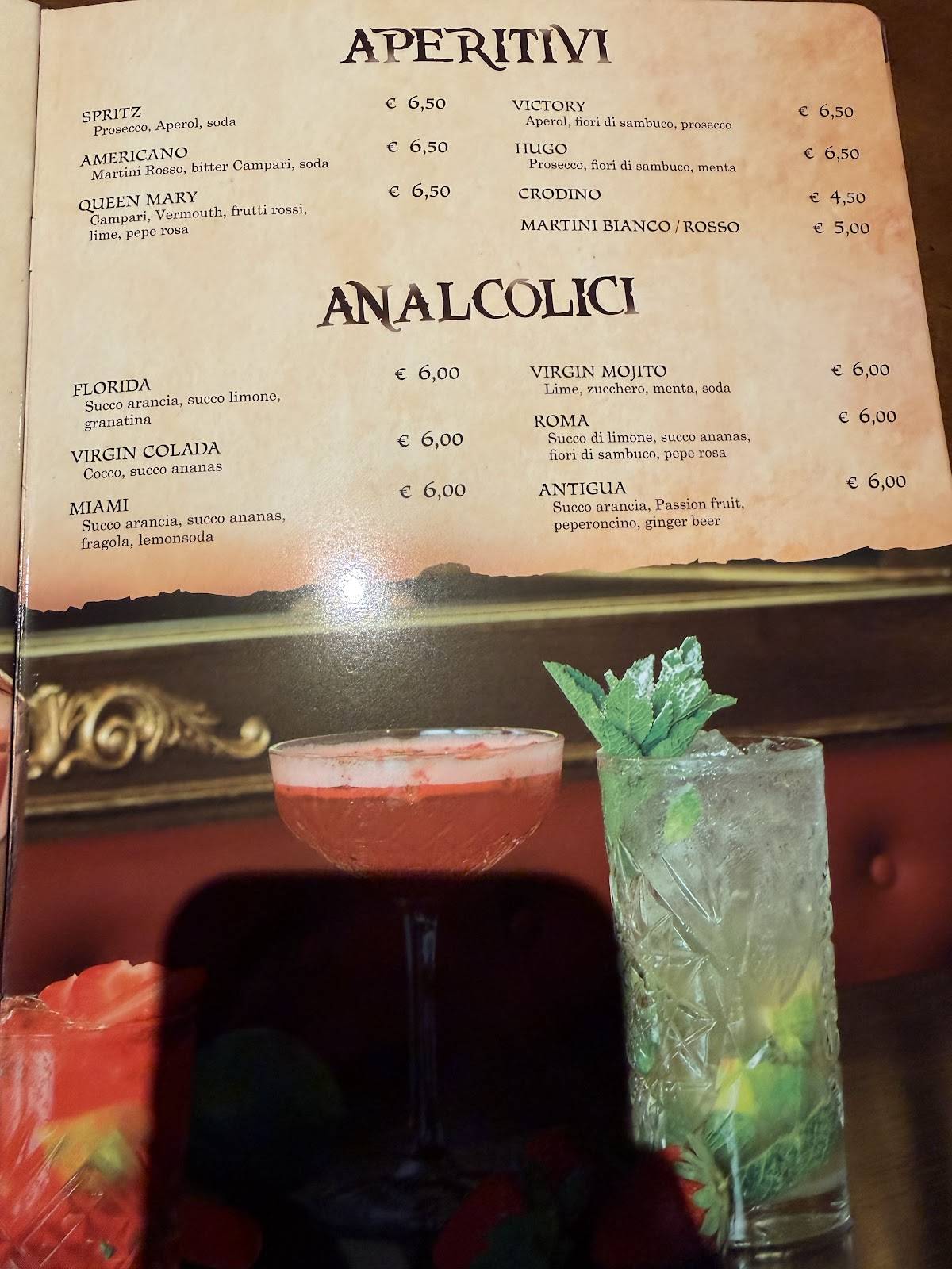 Menu di Bounty Rimini 