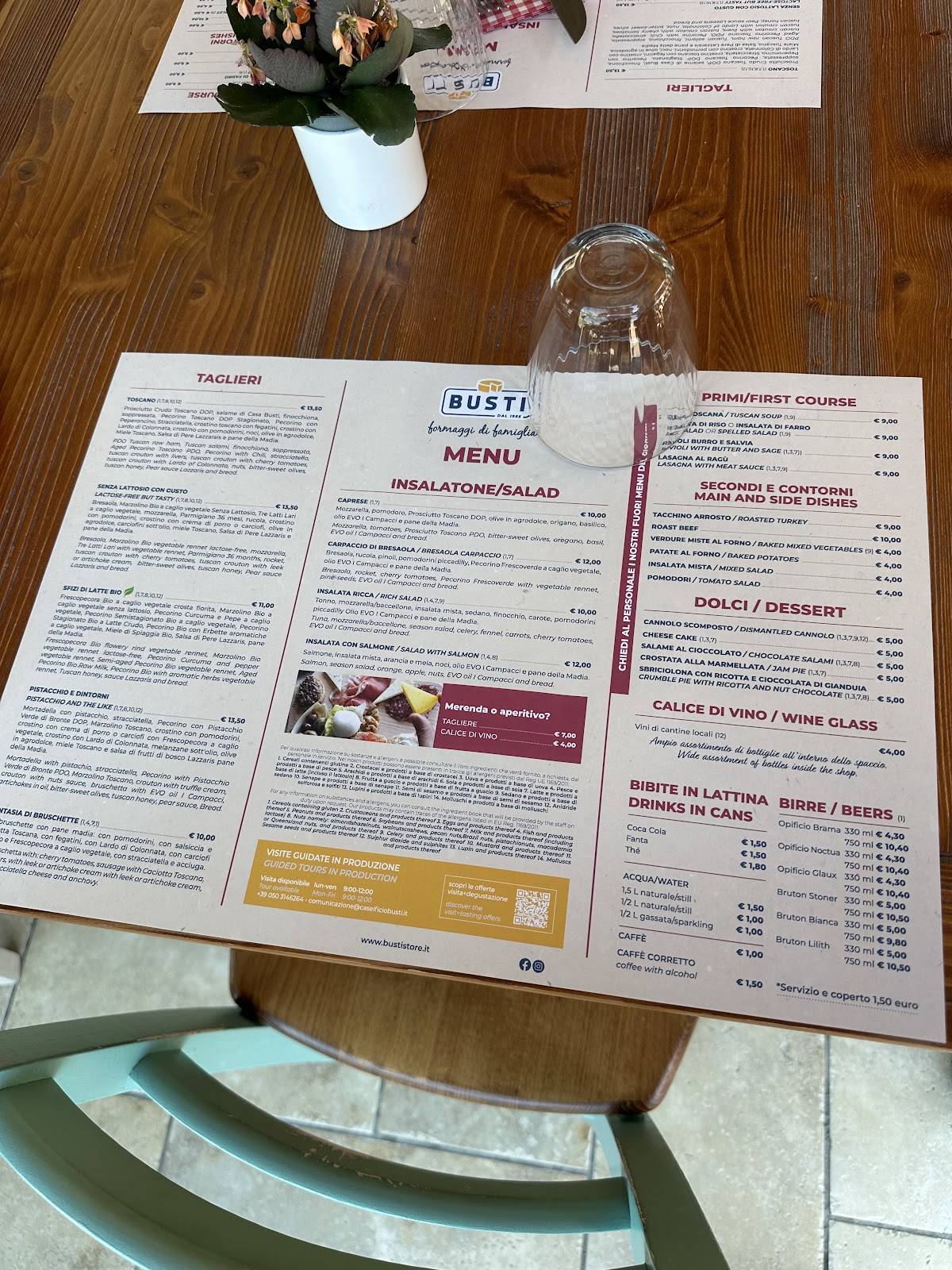 Menu di Il Rifocillo 