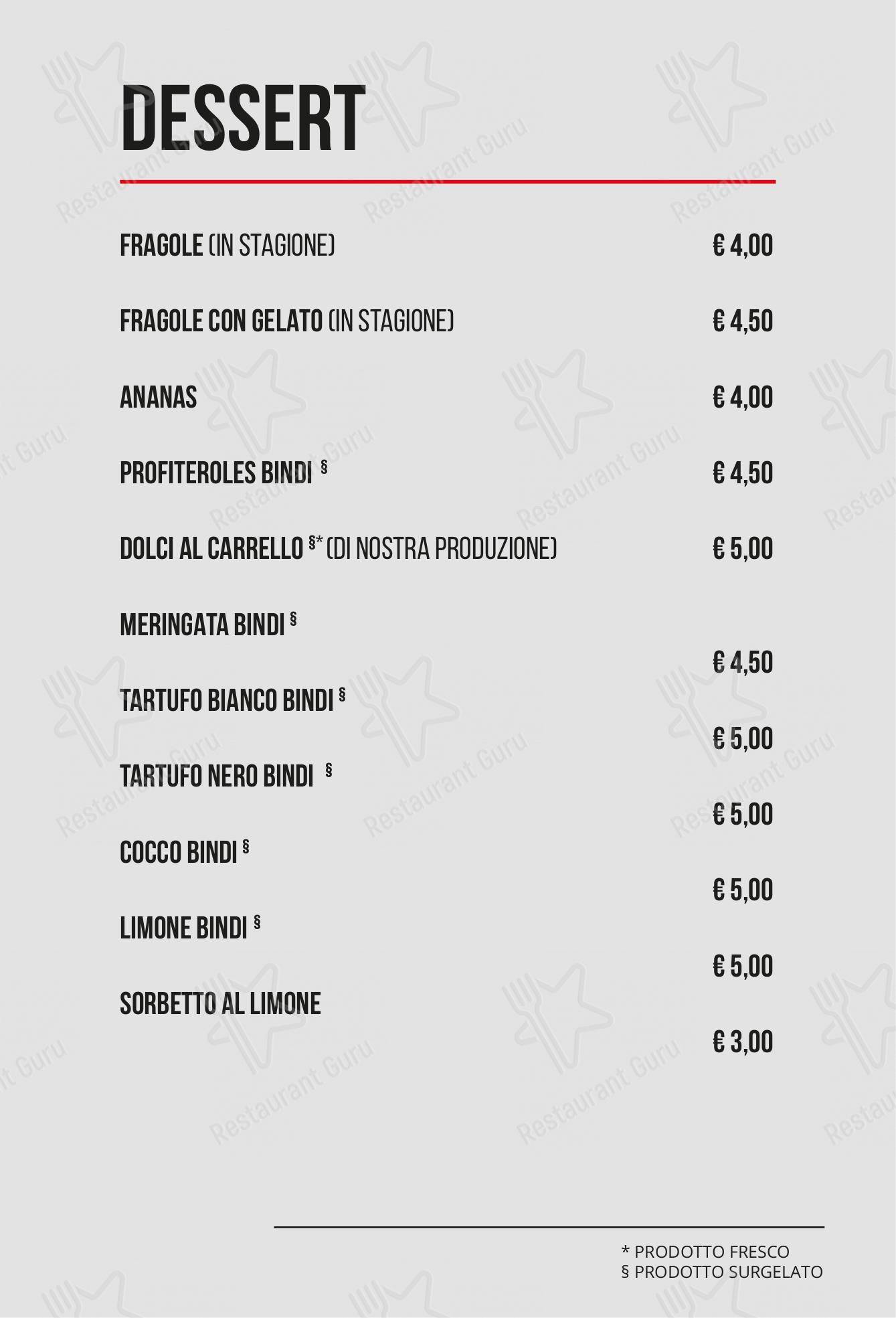 Menu di Luna Rossa Pizzeria Ristorante - Детское