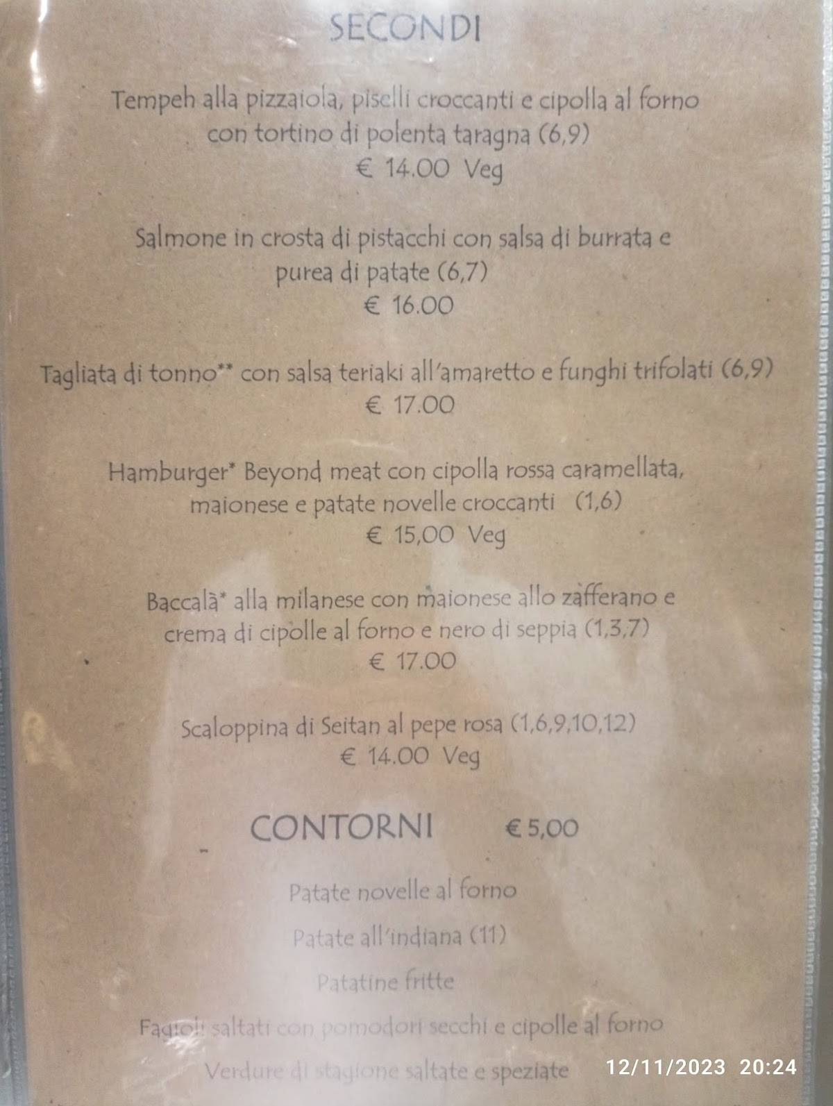 Menu di Rajas Cafè 
