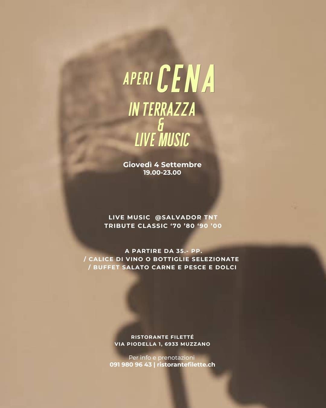 Menu di Ristorante Filetté 