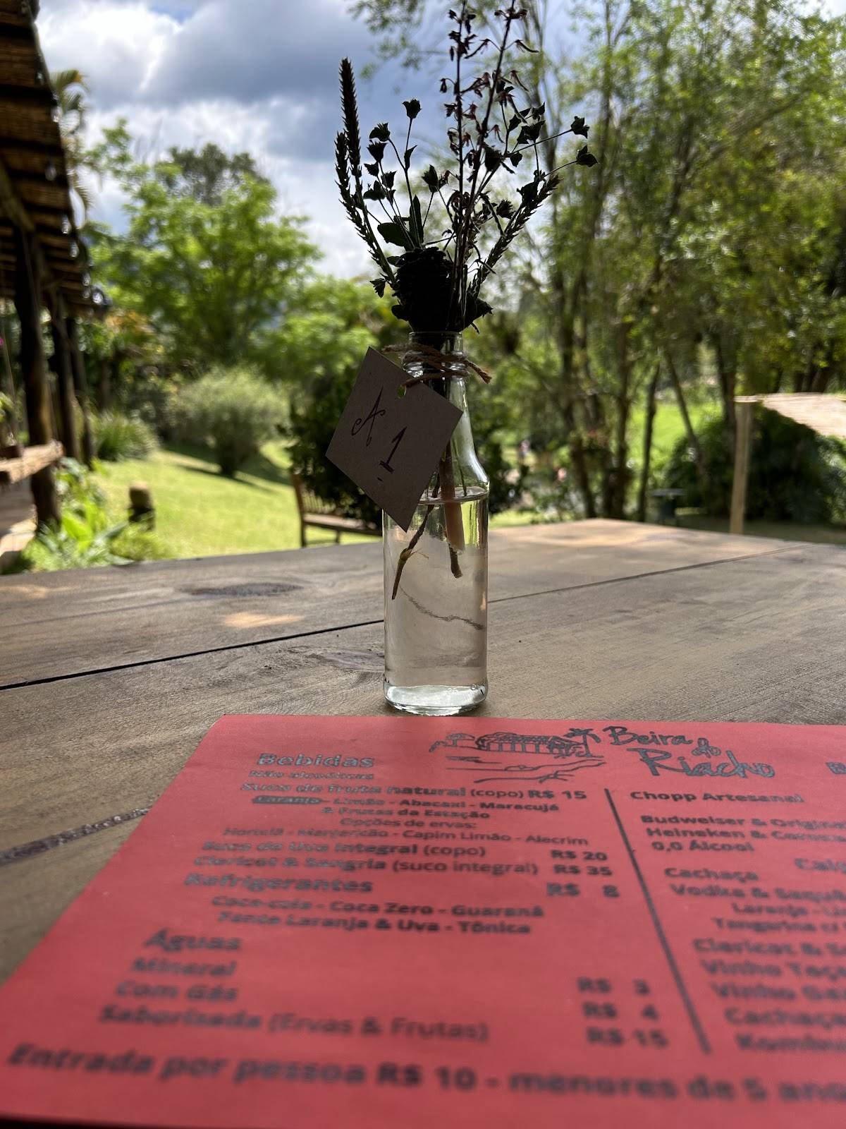 Restaurante Beira do Riacho cardápio