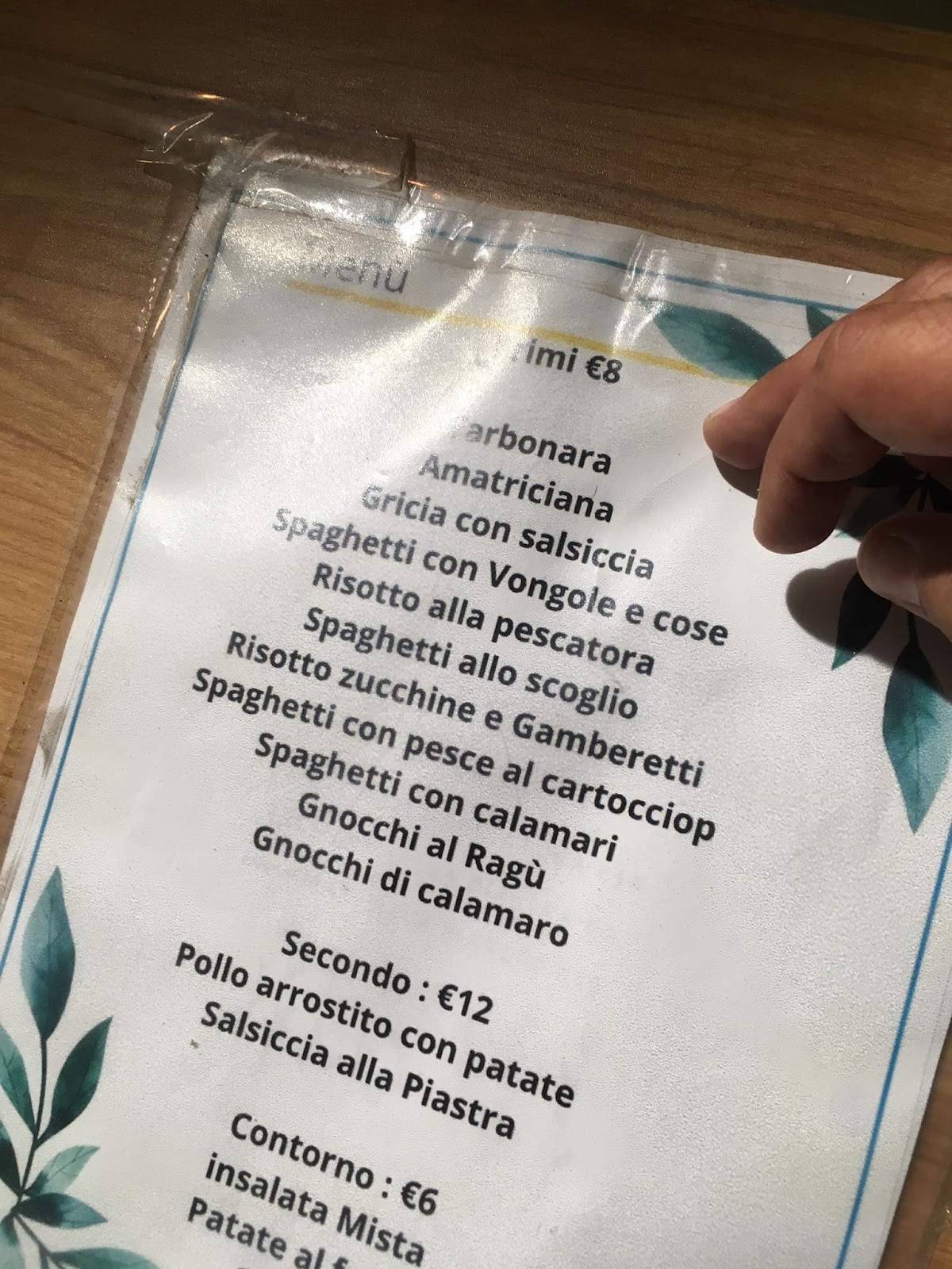 Menu di Ristorante Punto 41 