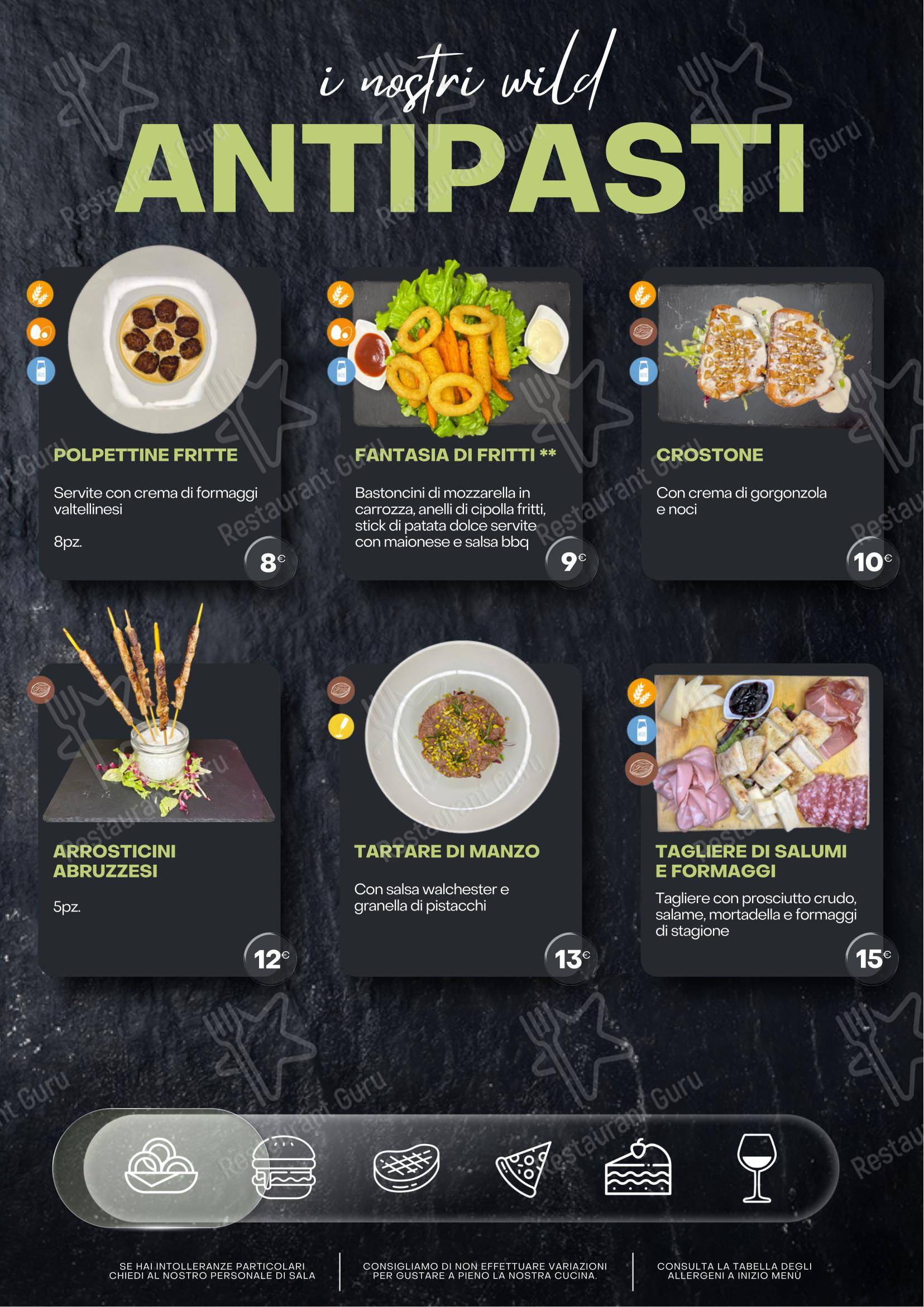 Menu di The Wild Rabbit - Menu